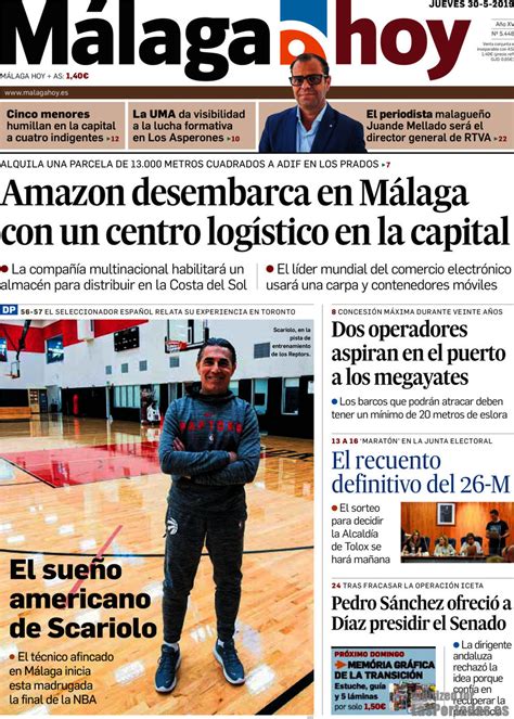 Periodico Malaga Hoy   30/5/2019