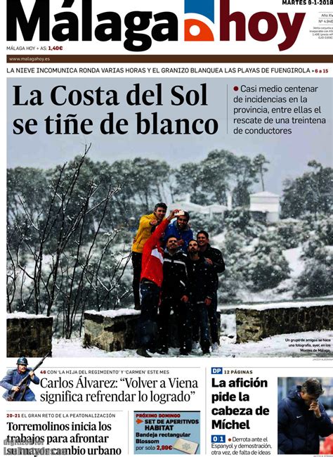 Periodico Malaga Hoy   9/1/2018