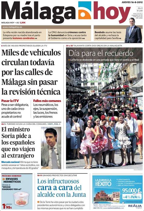 Periódico Málaga Hoy  España . Periódicos de España ...