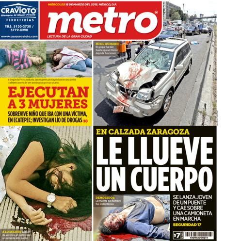 Periódico METRO on Twitter:  #DF, aquí está la portada de hoy: #cuerpo ...