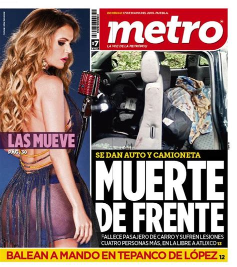 Periódico METRO on Twitter:  #Puebla La portada de hoy: #Atlixco # ...