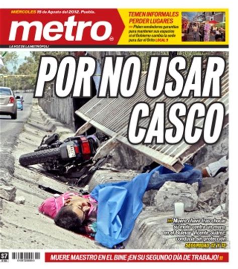 Periódico METRO on Twitter:  #Puebla La portada de hoy. http://t.co ...