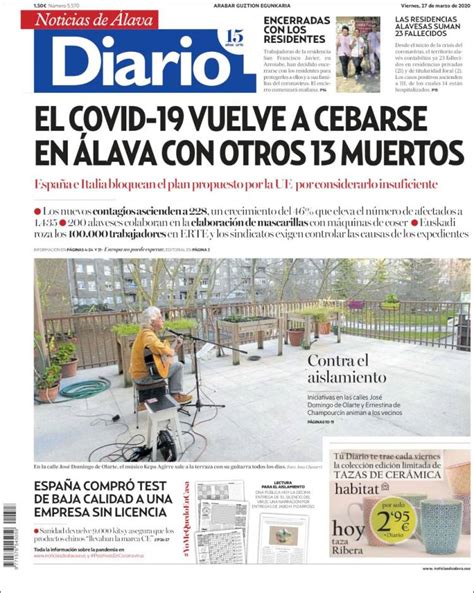 Periódico Noticias de Álava  España . Periódicos de España ...