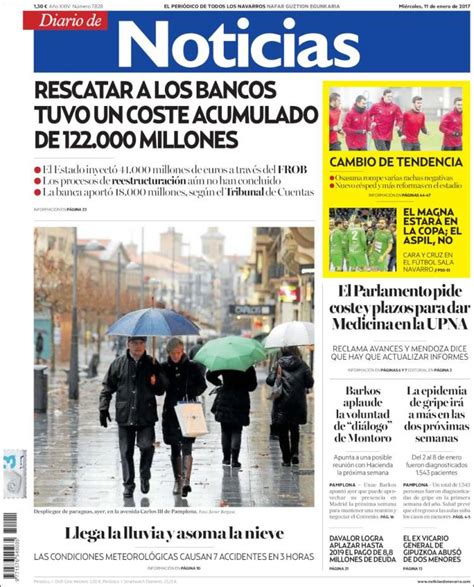 Periódico Noticias de Navarra  España . Periódicos de ...