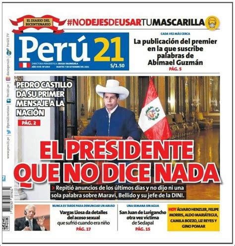 Periódico Perú 21  Perú . Periódicos de Perú. Toda la prensa de hoy ...
