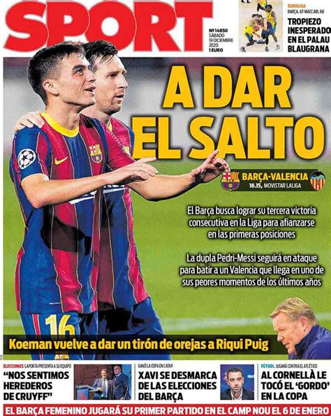 Periodico Sport   19/12/2020