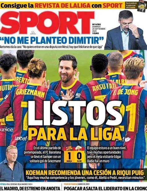 Periodico Sport   20/9/2020