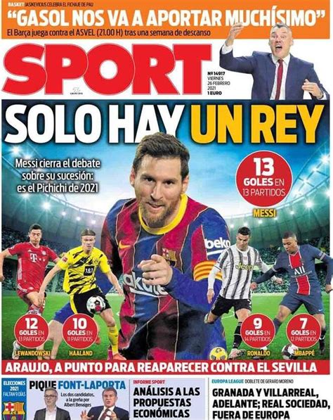 Periodico Sport   26/2/2021