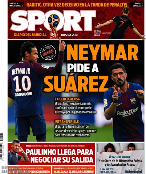 Periodico Sport   8/7/2018