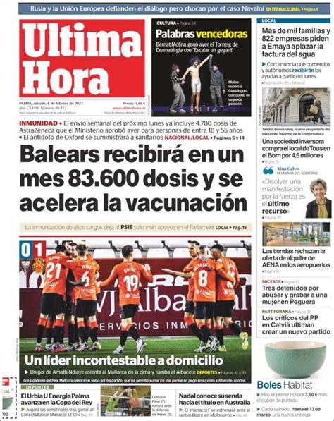Periódico Última Hora  España . Periódicos de España. Toda la prensa de ...