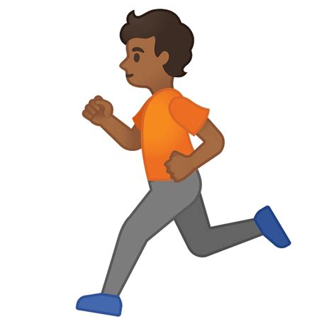 Person running emoji clipart. Free download transparent .PNG | Creazilla