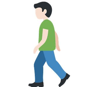 Person walking emoji clipart. Free download transparent .PNG | Creazilla