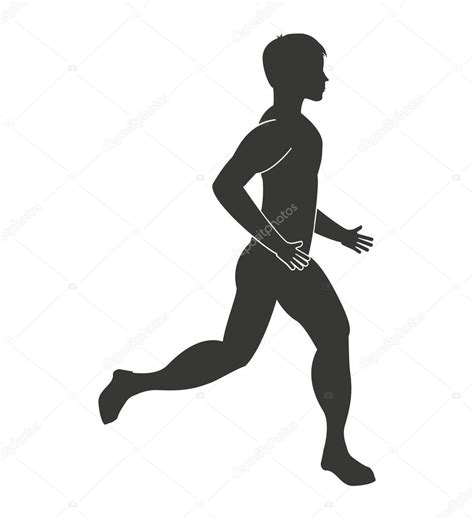 Persona corriendo icono atleta vector, gráfico vectorial  yupiramos ...