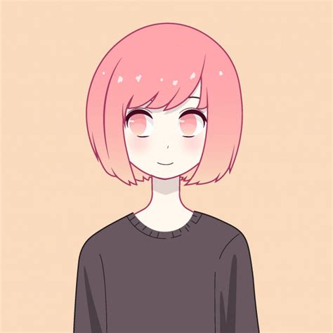 Personaje de anime girl | Vector Premium
