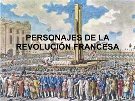 Personajes de la revolución francesa