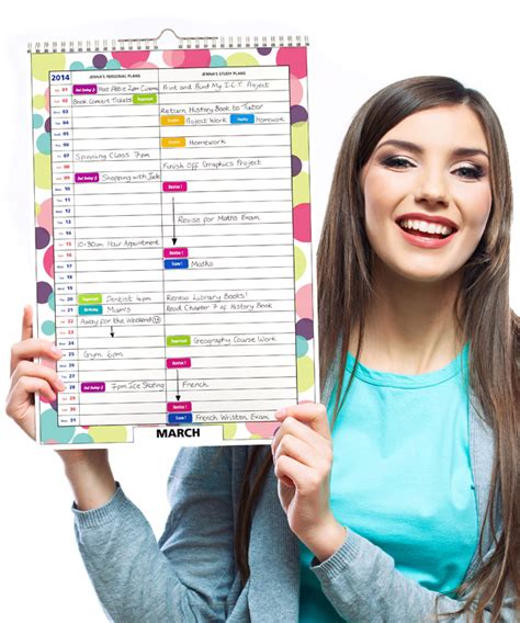 Personalised Homework School Planner Calendar 2018 2019
