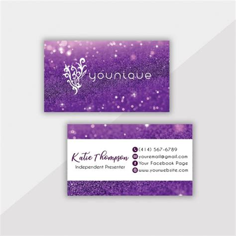 Personalized Younique Business Card, Younique Business Cards YQ02 ...