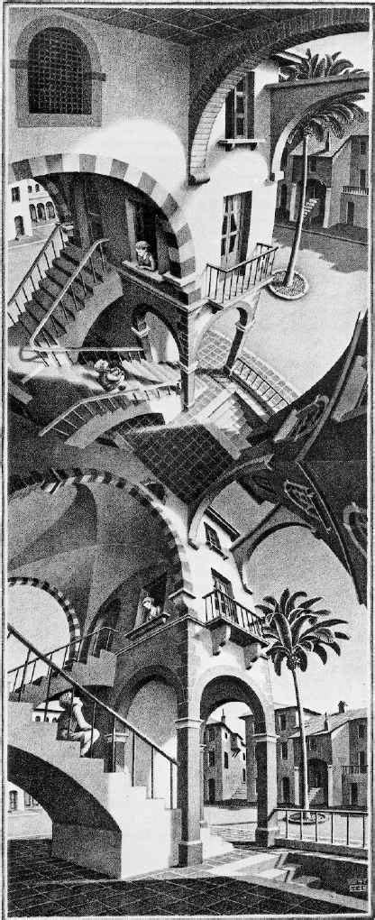perspectiva de Maurits Cornelis Escher  1898 1972 ...