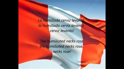 Peruvian National Anthem    Himno Nacional Del Peru   ES ...