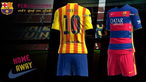 Pes 2013 FC Barcelona New Kits 2015/16 Leaked [Download ...