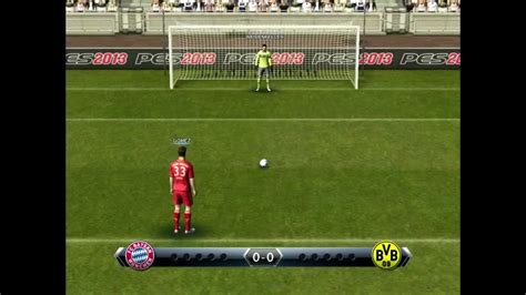 PES 2013   Penalty shootout [Bayern Munich vs Borussia ...