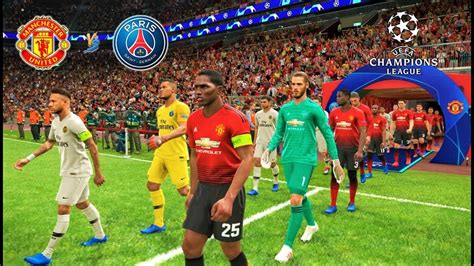 PES 2019 | Manchester United vs PSG | UEFA Champions ...