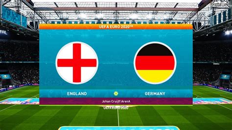 PES 2021 | England vs Germany   UEFA EURO 2021 | Full ...