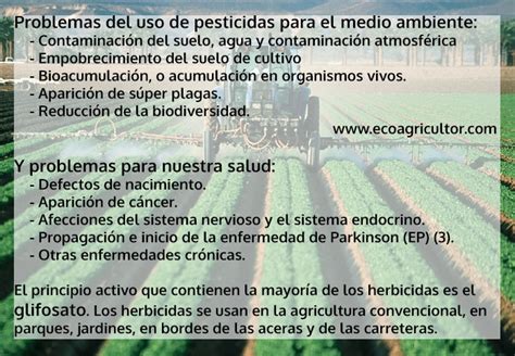 Pesticidas: repercusión en el medio ambiente, la salud y ...