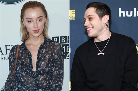 Pete Davidson and Phoebe Dynevor spotted  holding hands and hugging