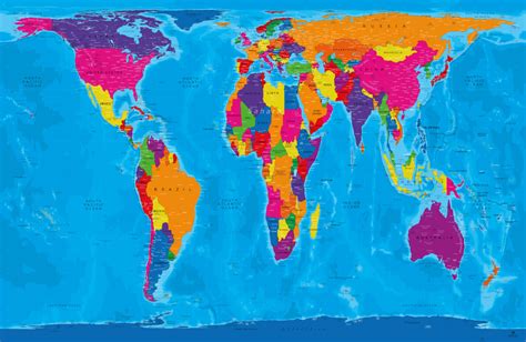 Peters World Map   Peters Planisphere | Original Map | World map, Map ...