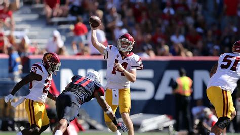 PFF College stats show USC QB Sam Darnold is cool under ...