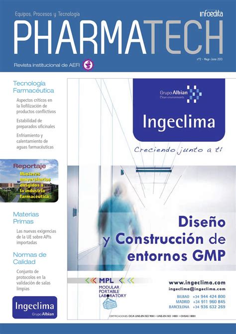 Pharmatech Mayo/Junio 2013 by Infoedita Comunicacion ...
