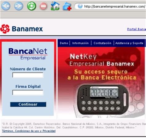 Phishing bancario a la entidad financiera Banamex Banco ...