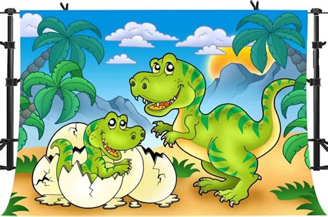 Phmojen   Fondo de dibujos animados de dinosaurios para bebé, diseño de ...