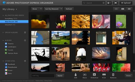 Photoshop Express Online Tools and My Gallery | Photoshop ...