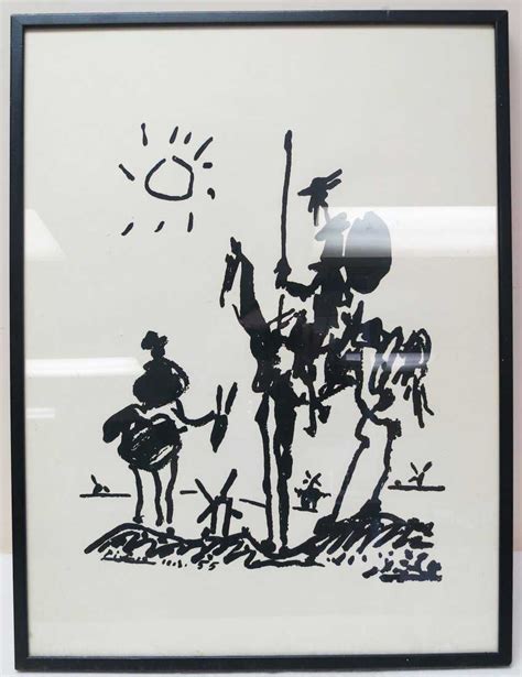 Picasso “Don Quixote” Lithograph