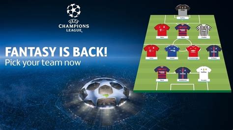 Pick your Fantasy Football team | UEFA Champions League ...