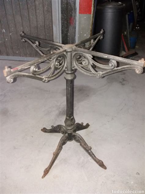 pie de mesa antiguo forjado en hierro años 30   Comprar ...