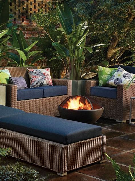 Piece together your perfect patio   fire pit included ...