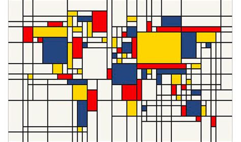 Piet Mondrian | Arte con mapas, De stijl y Mondrian