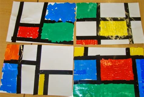 Piet Mondrian | Arte de mondrian, Lecciones de arte y ...
