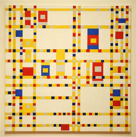 Piet Mondrian. Broadway Boogie Woogie. 1942 43. MoMA, NYC ...