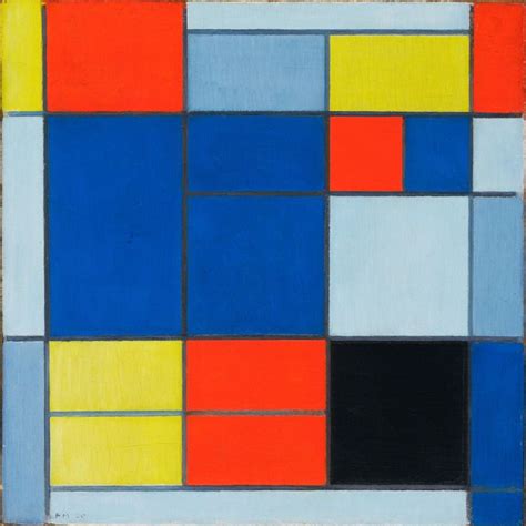Piet Mondrian Composition C 1920 | Obras de arte