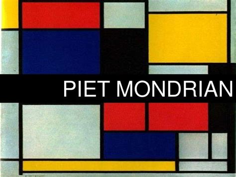Piet Mondrian | Piet mondrian, Mondrian, Piet