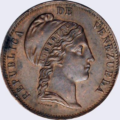 Pieza mv1cr aa02  Anverso . Moneda de Venezuela. 1 Centavo ...