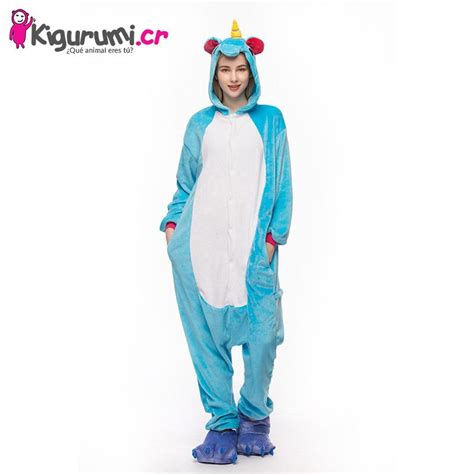 Pijama Unicornio Azul Pijamas de Animales para Adultos ...