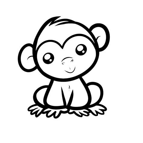 Pin by Chanel Hamilton McKay on Fun folder | Monkey coloring pages ...