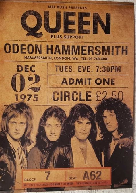Pin by Wes Hutchison on QUEEN | Concert posters, Vintage ...