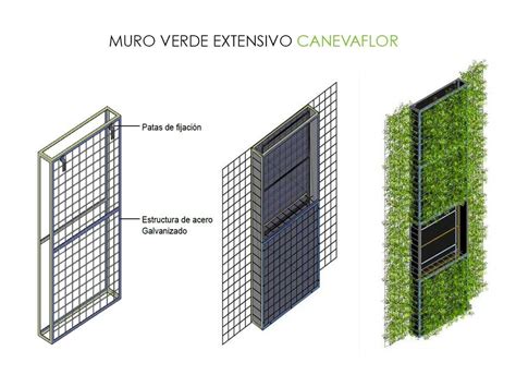 Pin de Andrea Pasquel en Medidas | Muros verdes, Fachada verde y Muros