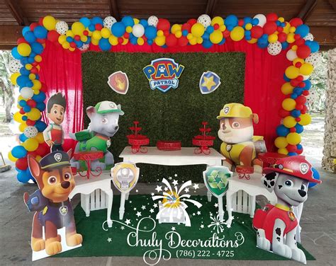 Pin de Chuly Decorations en paw patrol | Fiestas de paw patrol, Cumple ...